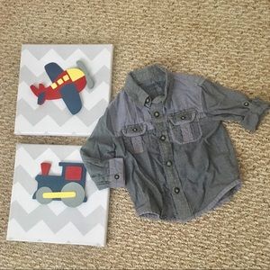 2T Boys Denim Shirt